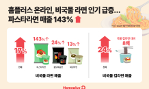 “비국물라면 인기”…홈플러스 온라인, 파스타라면 매출 143%↑