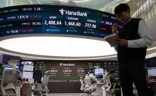 코스피 2550대서 강보합 출발…코스닥 보합권