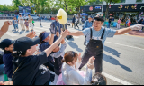 [제95회 춘향제 DAY 3][포토] 길놀이 무대 '솜사탕 공연'