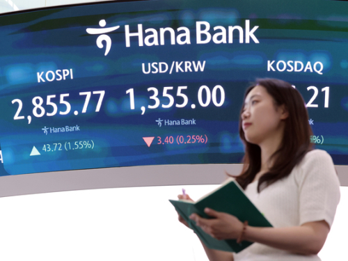 코스피 닷새째 상승해 2870대 마감…코스닥도 상승