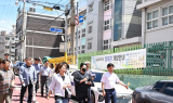 조용익 부천시장, 심곡초 통학로 안전 점검