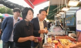 이권재 오산시장, 명절대목 전통시장 물가 점검