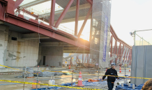 광주대표도서관 공사현장 붕괴…1명 사망 추정, 3명 구조 중