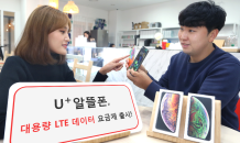 LG유플러스, 업계 최초 대용량 LTE 데이터 알뜰폰 요금제 출시