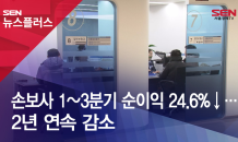 손보사 1~3분기 순이익 24.6%↓…2년째 감소