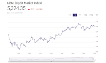 업비트, UBCI 5,000돌파…비트코인 열풍에 디지털자산 시총 5배 성장