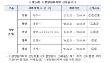 원주·당진·광양·김천·거제 제54차 미분양관리지역 지정