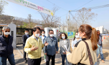 백군기 용인시장, 3개구 민원 현장 방문 점검