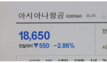 상폐 면한 아시아나항공…