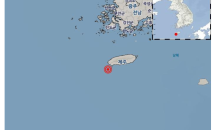 제주 서귀포시 서남서쪽 41㎞ 해역 4.9 지진 발생