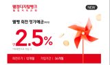 웰컴저축은행, 예치 한도없는 연 2.5% '회전식 정기예금' 출시
