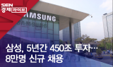 삼성, 5년간 450조 투자…8만명 신규 채용
