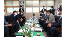 신경호 강원교육감 당선인, 강원외국어고등학교 등 학교 현장 방문…현안에 대한 의견 청취