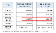 “이스타항공, 회계자료 허위 제출…특별 조사·감사”