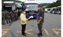 김주영 대구경북병무청장, 동원훈련 첫 수송현장 방문 안전 점검