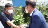 이상익 함평군수, 정용섭 애국지사 가정 위문