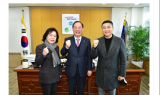 하윤수 부산시교육감, 전 롯데자이언츠 박정태 선수 면담