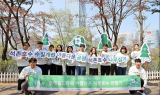 롯데물산, 식목일 나무심기로 아름다운 석촌호수 만들기 '속도'