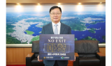 홍남표 창원특례시장, 마약 예방 ‘NO EXIT' 캠페인 동참