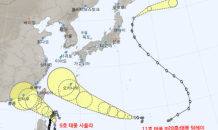 태풍 11호까지 '삼풍(風), 어디로'…한반도 영향은?