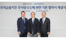 우리금융, 민영화 마무리…예보와 주식양수도 협약 체결