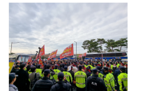 [르포] '광주 軍공항 이전 반대' 무안군민 극렬 저지속 반쪽짜리 '도민과 대화'