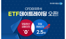 하이투자증권, 미국 ETF 데이트레이딩 CFD 서비스 오픈