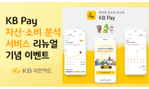 KB국민카드, 'KB Pay 자산∙소비 분석'서비스 리뉴얼 기념 이벤트