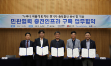 로봇이 충전 ‘척척’…두산로보틱스, 서울시·LG전자와 전기차 인프라 MOU