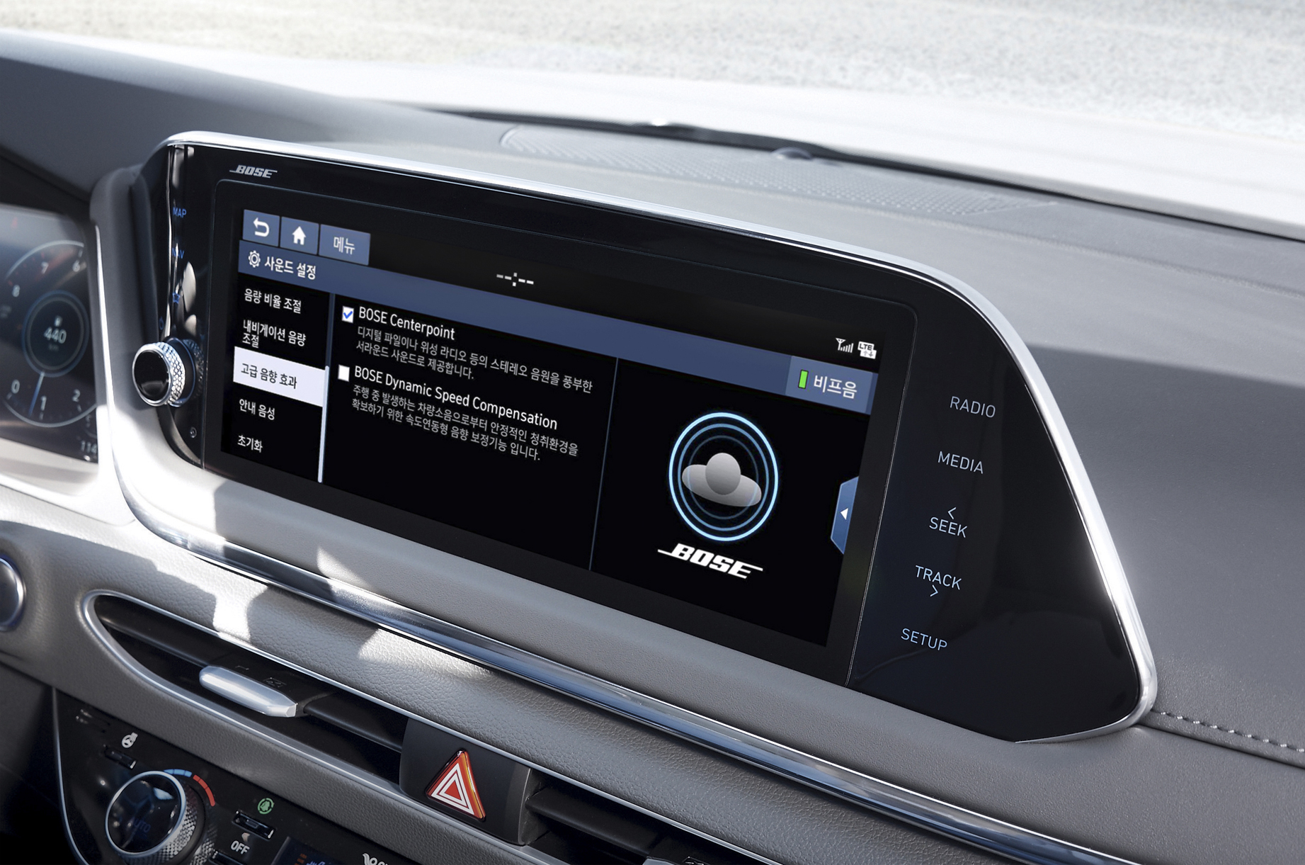 신형 쏘나타, 고성능 보스 사운드 스피커 첫 탑재